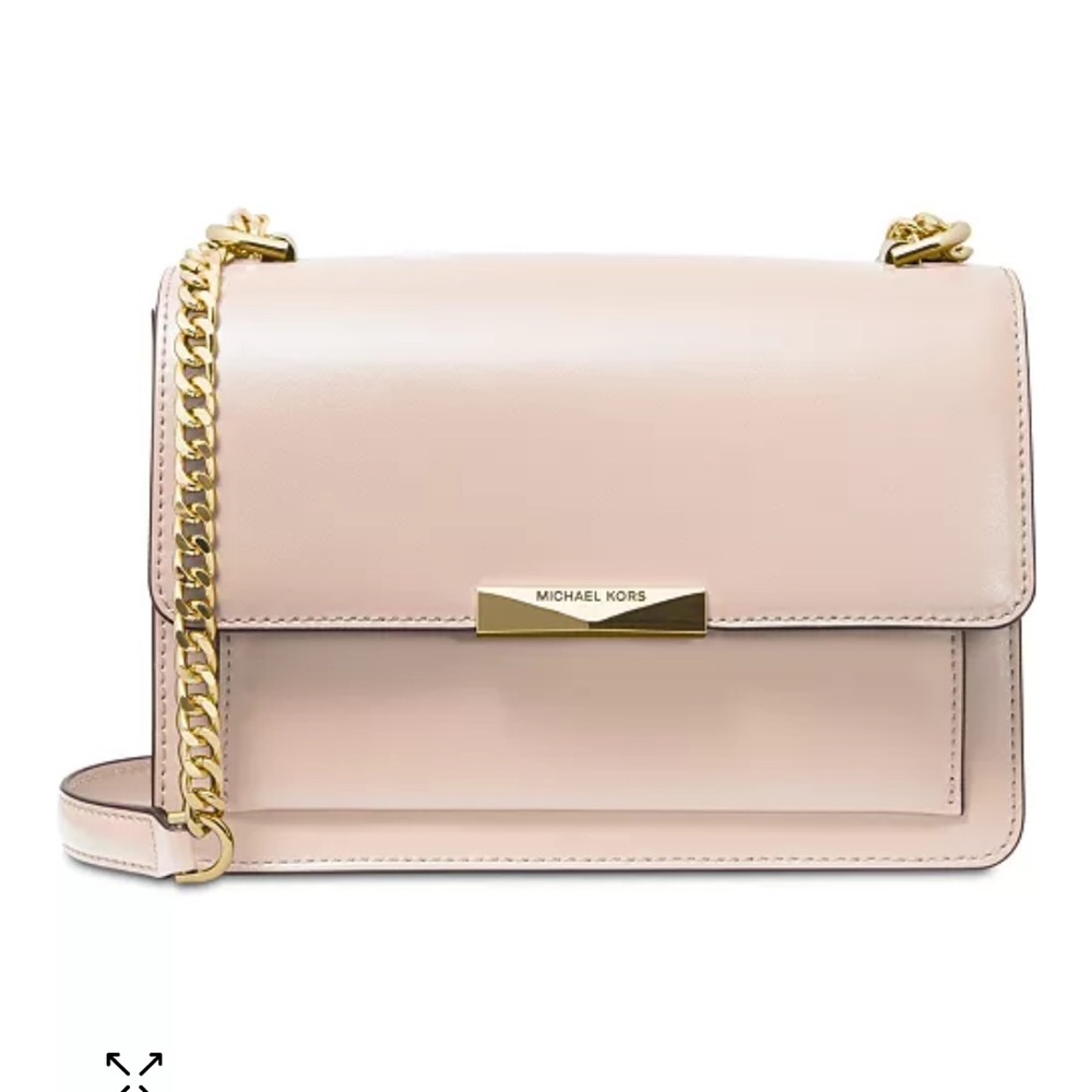 Michael Kors Pink Crossbody Bag with Gold Chain